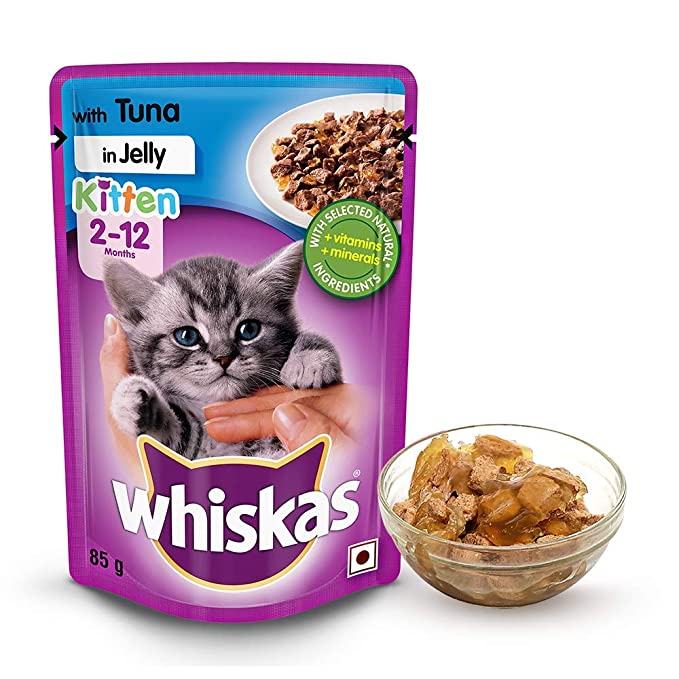 Whiskas Tuna in jelly Kitten wet food gravy thepapawcartel