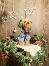 Load image into Gallery viewer, Journey To Santa Land Suspender Shirt With A Bow