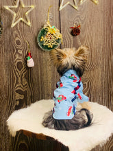 Load image into Gallery viewer, Journey To Santa Land Suspender Shirt With A Bow