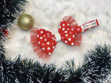 Load image into Gallery viewer, Frilled Polka Dot Bow